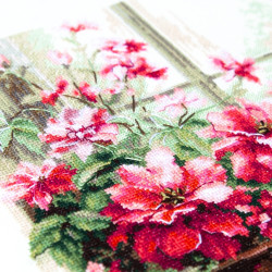 Cross stitch kit  Morning in Rosy Tones 28 x 28 cm 70-34
