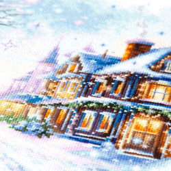 Cross stitch kit Snow in the City 26 x 26 cm 70-35