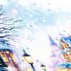 Cross stitch kit Snow in the City 26 x 26 cm 70-35