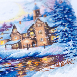 Cross stitch kit  Silent Night 26 x 26 cm 70-36