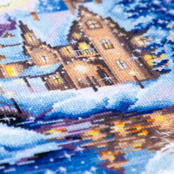 Cross stitch kit  Silent Night 26 x 26 cm 70-36