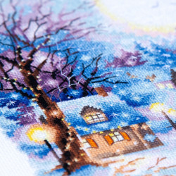 Cross stitch kit  Silent Night 26 x 26 cm 70-36