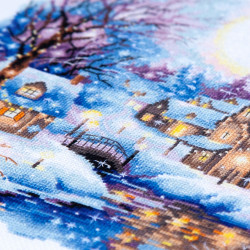 Cross stitch kit  Silent Night 26 x 26 cm 70-36