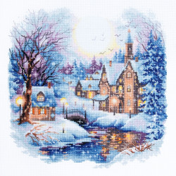 Cross stitch kit  Silent Night 26 x 26 cm 70-36