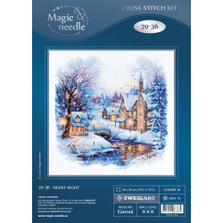 Cross stitch kit  Silent Night 26 x 26 cm 70-36