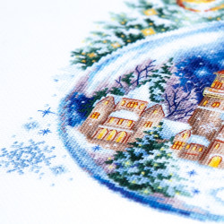 Cross stitch kit  Christmas Bauble 20 x 26 cm 70-37
