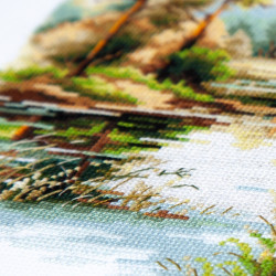 Cross stitch kit  Forest Lake 26 x 26 cm 70-39