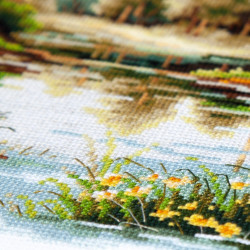 Cross stitch kit  Forest Lake 26 x 26 cm 70-39