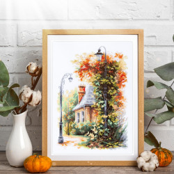 Cross stitch kit  Quiet September 18 x 26 cm 70-41