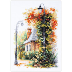 Cross stitch kit  Quiet September 18 x 26 cm 70-41