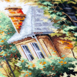 Cross stitch kit  Quiet September 18 x 26 cm 70-41
