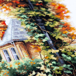 Cross stitch kit  Quiet September 18 x 26 cm 70-41