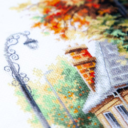 Cross stitch kit  Quiet September 18 x 26 cm 70-41