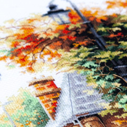 Cross stitch kit  Quiet September 18 x 26 cm 70-41