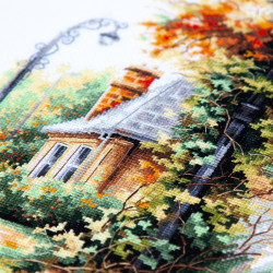 Cross stitch kit  Quiet September 18 x 26 cm 70-41