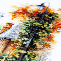 Cross stitch kit  Quiet September 18 x 26 cm 70-41