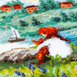 Cross stitch kit  Carefree Days 20 x 23 cm 70-42