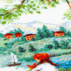 Cross stitch kit  Carefree Days 20 x 23 cm 70-42