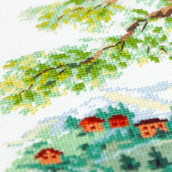 Cross stitch kit  Carefree Days 20 x 23 cm 70-42