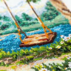 Cross stitch kit  Carefree Days 20 x 23 cm 70-42