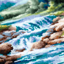 Cross stitch kit  Life Flows 26 x 26 cm 70-43
