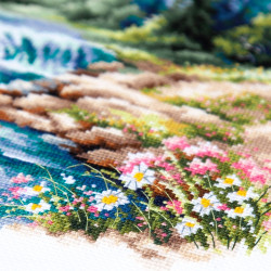 Cross stitch kit  Life Flows 26 x 26 cm 70-43