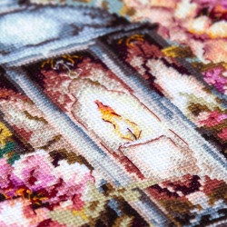 Cross stitch kit  Petals and Light 26 x 26 cm 70-45