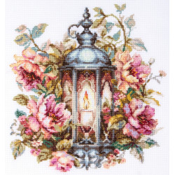 Cross stitch kit  Petals and Light 26 x 26 cm 70-45