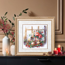 Cross stitch kit  The Luxury of Winter Evenings 40 x 40 cm 70-46