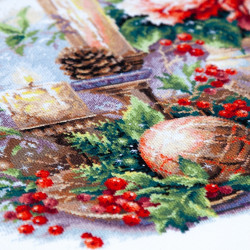 Cross stitch kit  The Luxury of Winter Evenings 40 x 40 cm 70-46