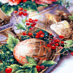 Cross stitch kit  The Luxury of Winter Evenings 40 x 40 cm 70-46