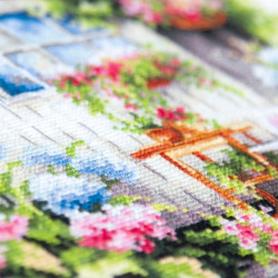 Cross stitch kit  Quiet Happiness 26 x 26 cm 70-47