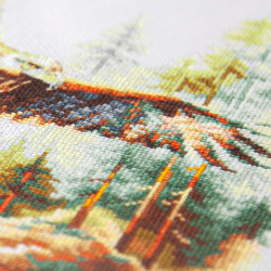 Cross stitch kit  Above the World 26 x 26 cm 70-48