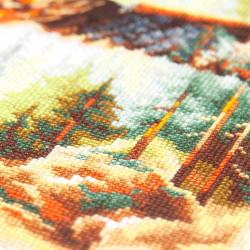 Cross stitch kit  Above the World 26 x 26 cm 70-48