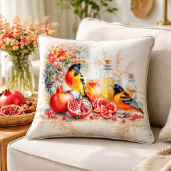 Cross stitch kit  Pomegranate Breakfast 32 x 26 cm 70-49