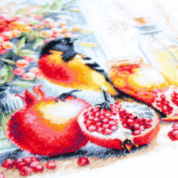 Cross stitch kit  Pomegranate Breakfast 32 x 26 cm 70-49
