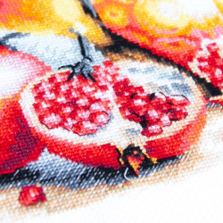 Cross stitch kit  Pomegranate Breakfast 32 x 26 cm 70-49