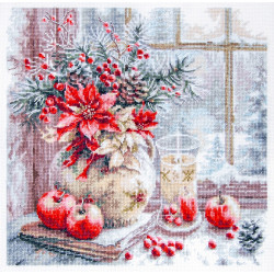 Cross stitch kit  A Candle Was Burning 27 x 27 cm 70-50