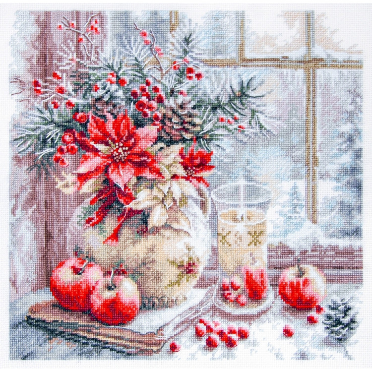 Cross stitch kit  A Candle Was Burning 27 x 27 cm 70-50
