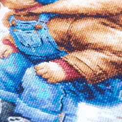 Cross stitch kit  First Friend 27 x 27 cm 70-51