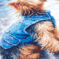 Cross stitch kit  First Friend 27 x 27 cm 70-51