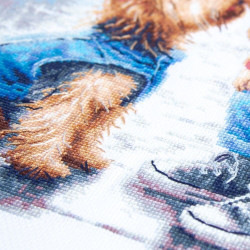 Cross stitch kit  First Friend 27 x 27 cm 70-51