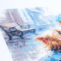 Cross stitch kit  First Friend 27 x 27 cm 70-51