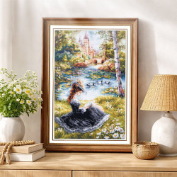 Cross stitch kit  Romantic Novel 27 x 40 cm 70-53