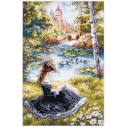 Cross stitch kit  Romantic Novel 27 x 40 cm 70-53