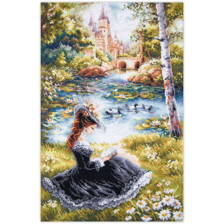 Cross stitch kit  Romantic Novel 27 x 40 cm 70-53