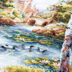 Cross stitch kit  Romantic Novel 27 x 40 cm 70-53