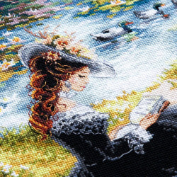 Cross stitch kit  Romantic Novel 27 x 40 cm 70-53