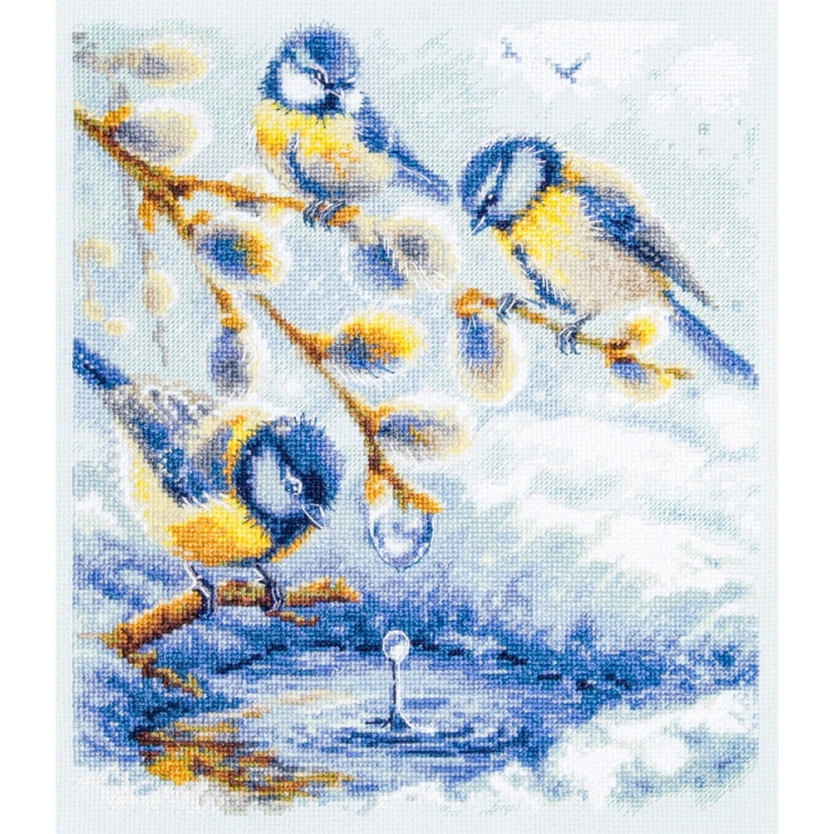 Cross stitch kit  The Promise of Spring 22 x 26 cm 70-55