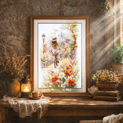Cross stitch kit  To Be Happy 27 x 40 cm 70-57